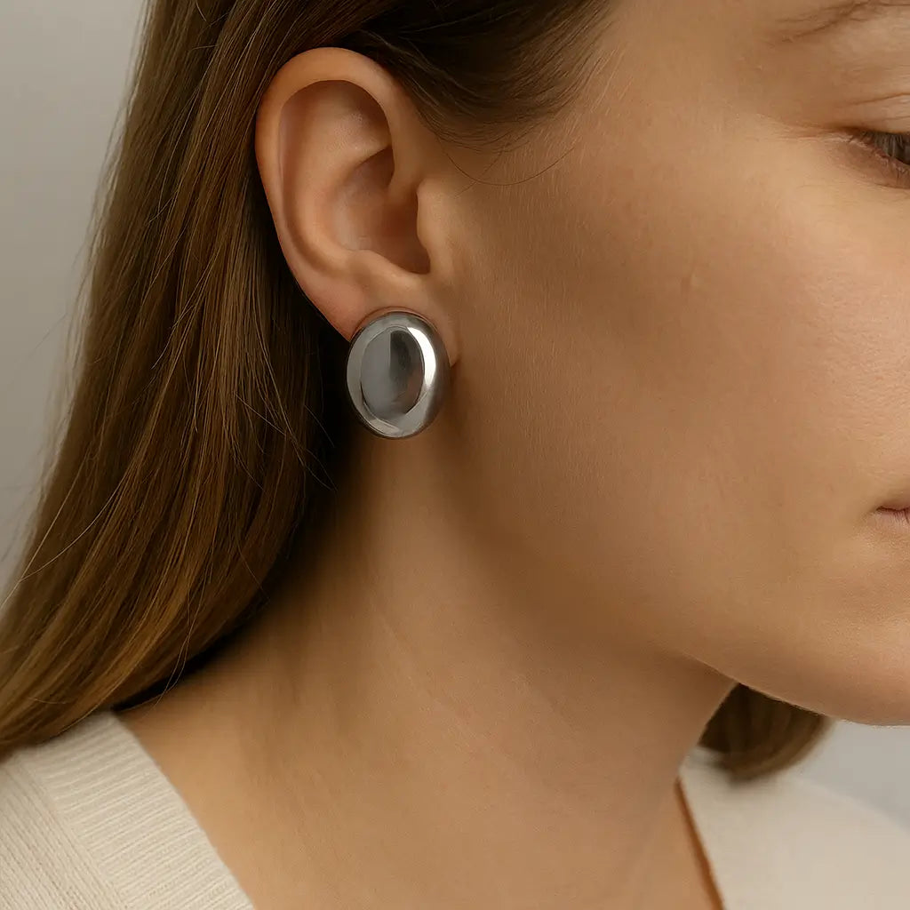 Aletheia Zilver Oorbellen