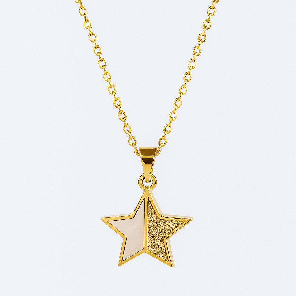 Astera Kerst Ster Ketting