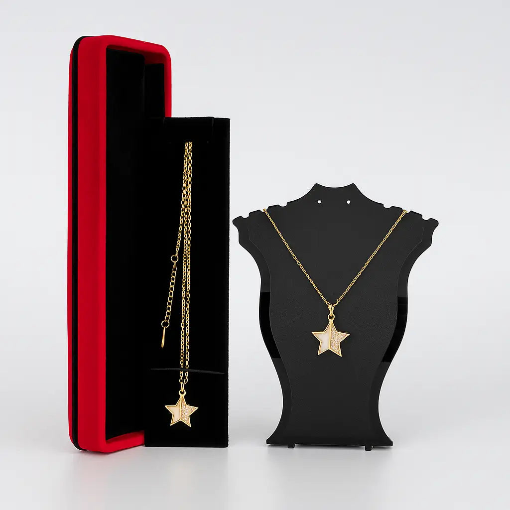 Astera Kerst Ster Ketting