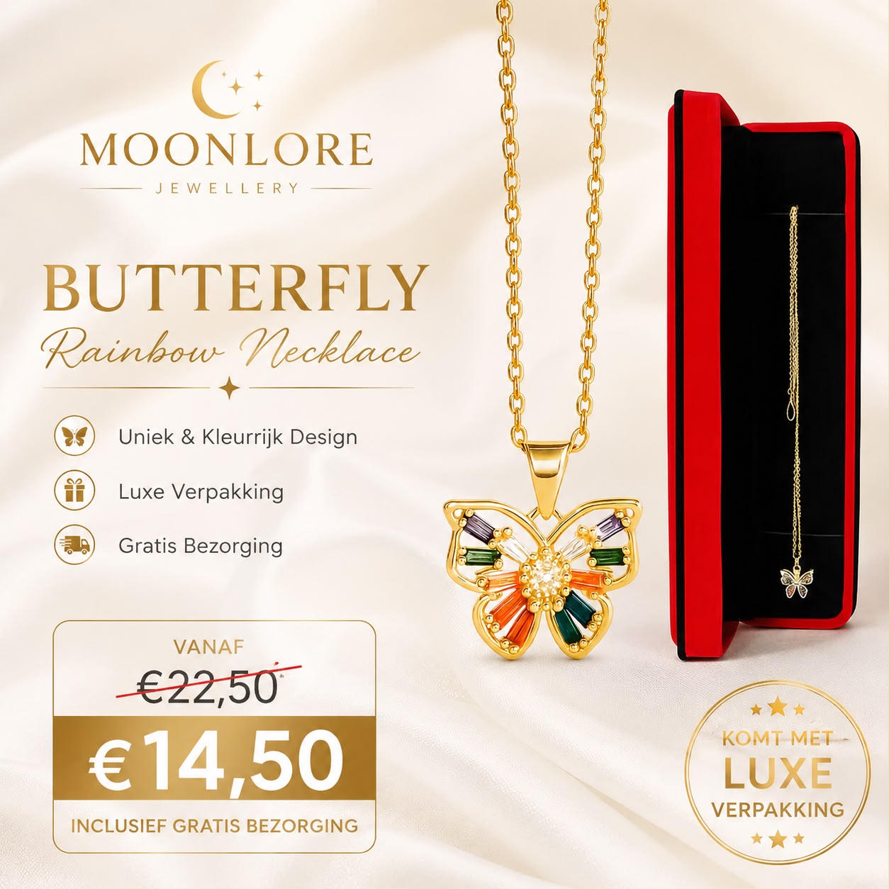 Butterfly Charm Ketting