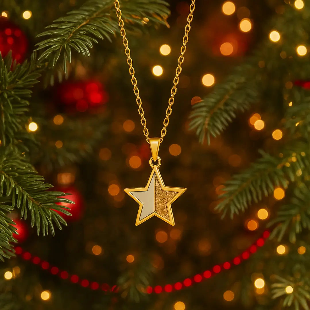 Astera Kerst Ster Ketting